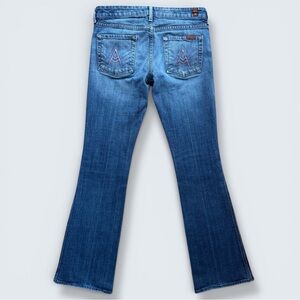Vintage Y2K 7 For All Mankind A-Pocket Low Rise Bootcut Jeans Size 29 | USA Made